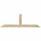Ekena Millwork Portland Rough Sawn Timber Gable Bracket, Douglas Fir, 60"W x 20"H x 2"D x 4"F, 8/12 Pitch GBW060X20X0204POR00RDF - alternate 1